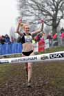 Amy Griffiths winning the under-17 womens McCain World Cross Country Trials and Inter Counties.